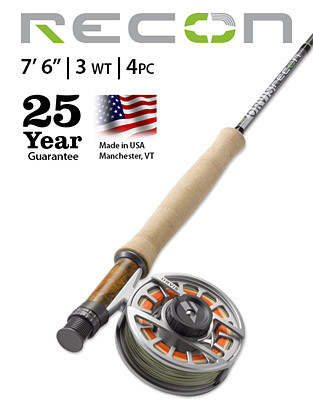 Recon 3-weight 7'6" Fly Rod