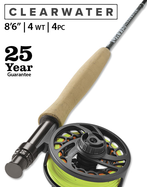 CLEARWATER 4-WEIGHT 8'6 FLY ROD [2S7C-51-51] - $249.00 : Anglers