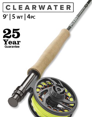 CLEARWATER 5-WEIGHT 9' FLY ROD OUTFIT - 2S7J